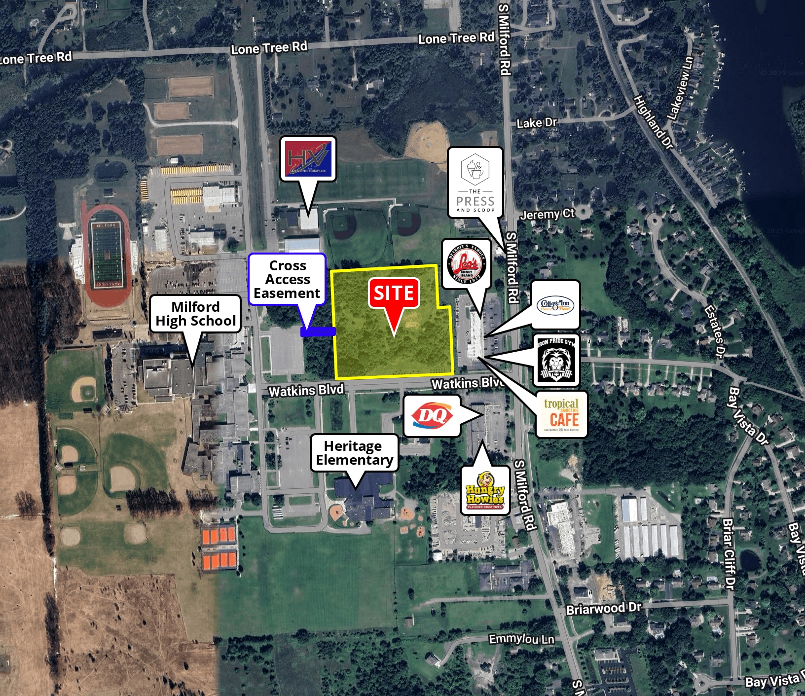 Watkins Blvd, Highland, MI for Sale