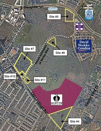 Austin, TX Commercial Land - East Slaughter Lane Ln @ Vertex Blvd
