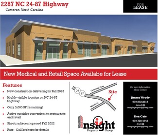 Cameron, NC Medical - 2287 NC 24-87 Hwy