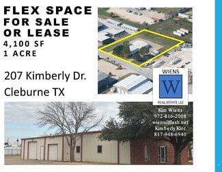 Cleburne, TX Warehouse - 207 Kimberly Dr Cleburne, TX Warehouse - 207 Kimberly Dr