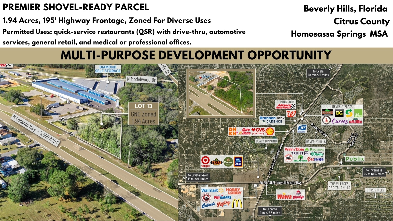 N Modelwood Dr., Beverly Hills, FL for Sale