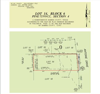 Houston, TX Residential - 1535 Antoine Dr