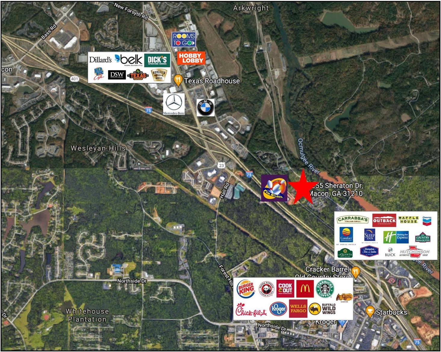 4255 Sheraton Macon, GA 31210 Land Property for Lease on