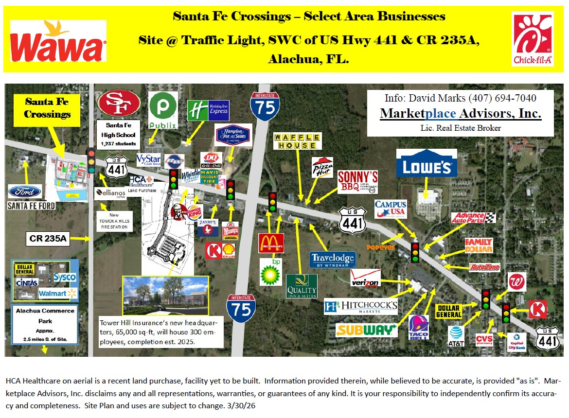 US HWY 441 & CR 235A, Alachua, FL for Sale