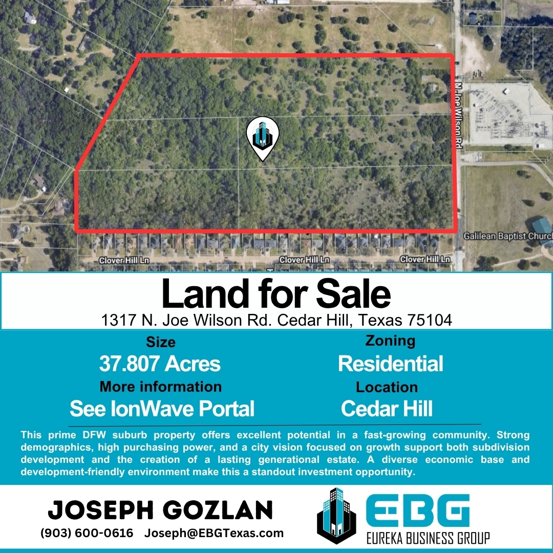 1317 N Joe Wilson Rd, Cedar Hill, TX for Sale
