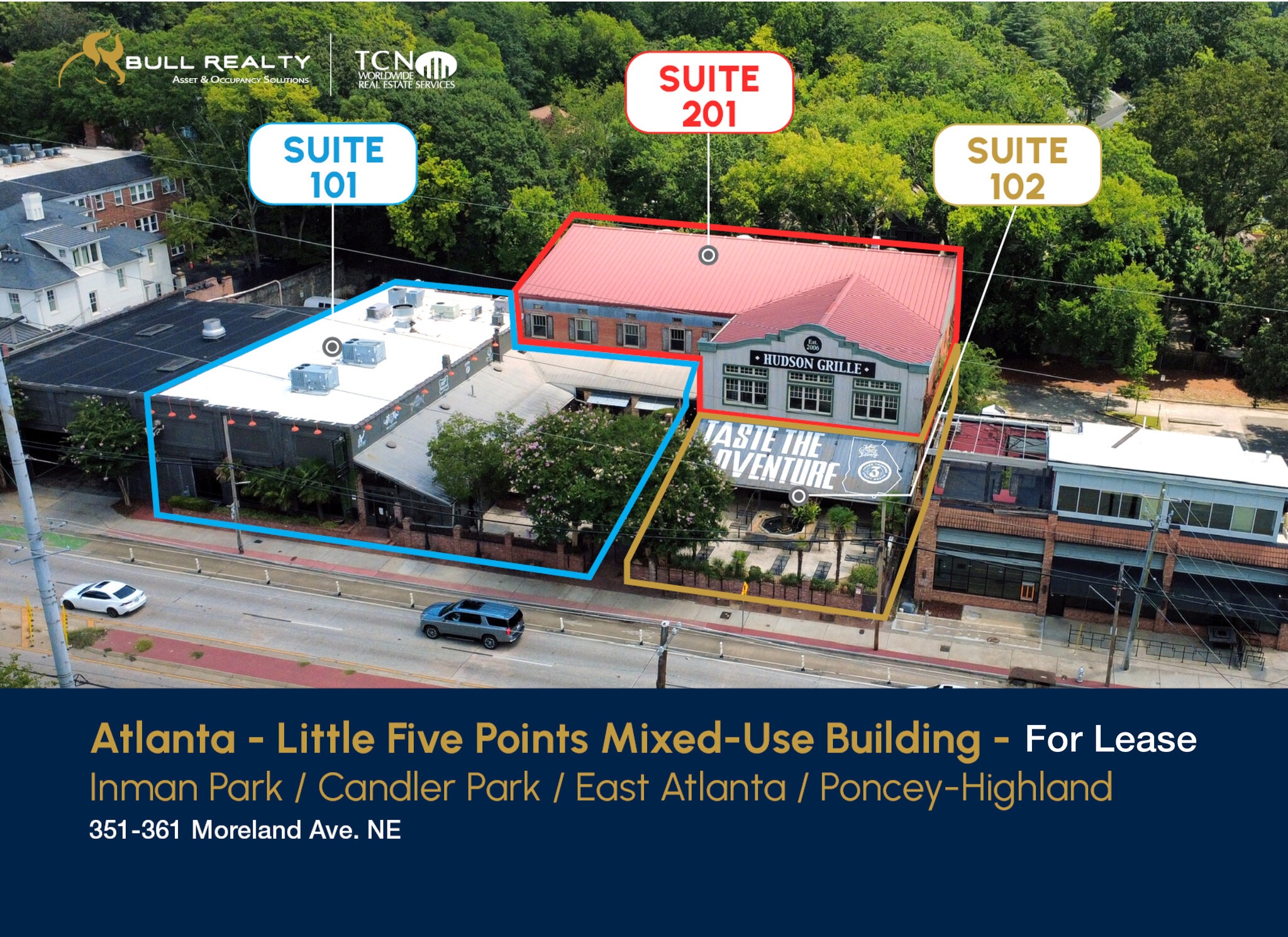 351-361 Moreland Ave, Atlanta, GA for Rent