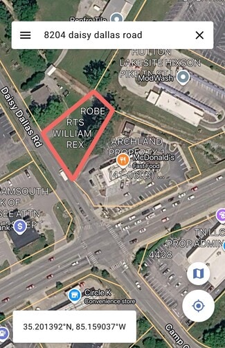 Hixson, TN Commercial Land - 8204 Daisy Dallas rd Hixson, TN Commercial Land - 8204 Daisy Dallas rd