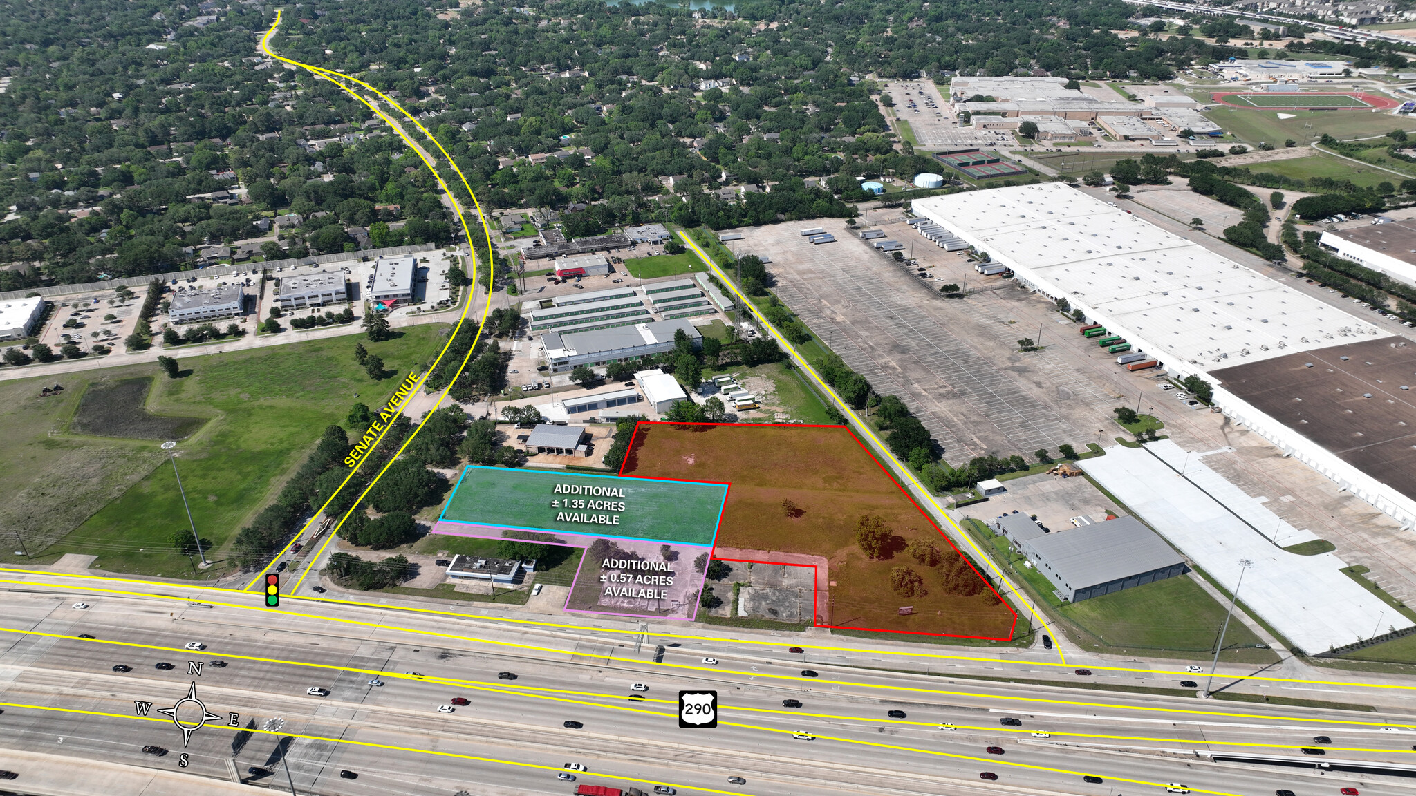 US 290 & Hillcrest Rd @ Senate, Houston, TX for Sale