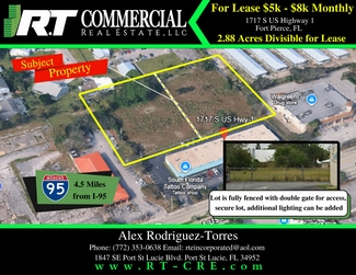 Fort Pierce, FL Commercial Land - 1717 S US Highway 1 Fort Pierce, FL Commercial Land - 1717 S US Highway 1