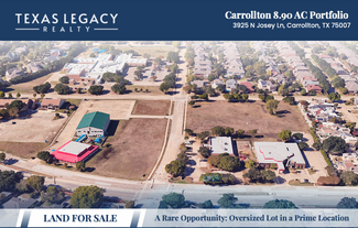 Carrollton, TX Residential Land - 3925 N Josey Ln