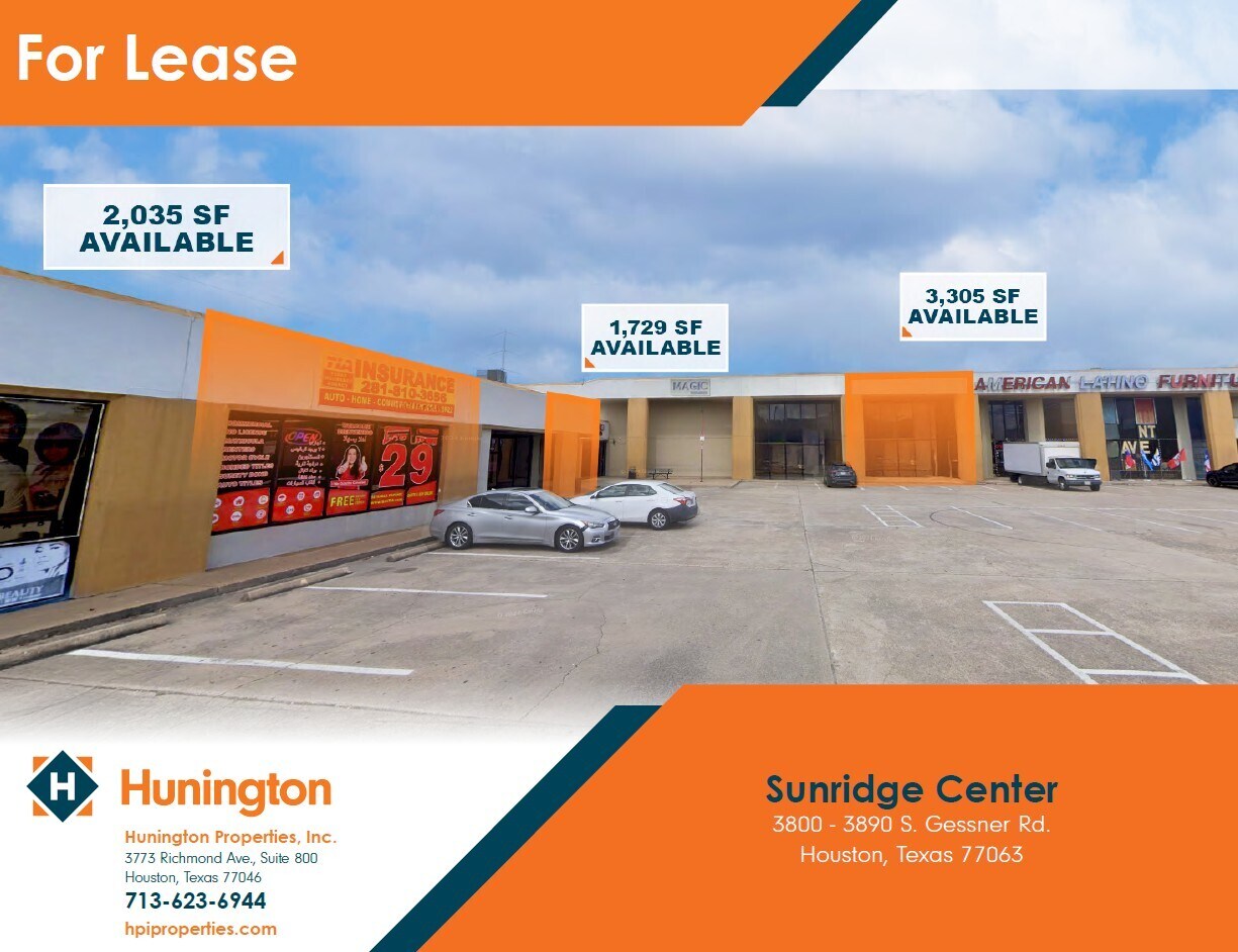 3800-3892 S Gessner Rd, Houston, TX for Rent