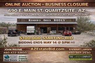 Quartzsite, AZ Storefront Retail/Office - 690 E Main St