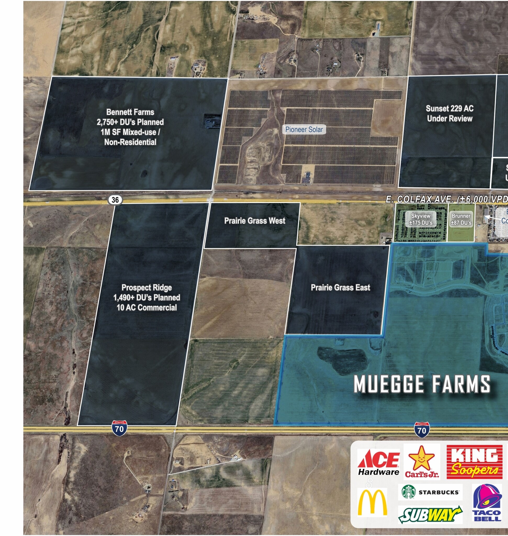 NWC Interstate 71 & SH79, Bennett, CO for Sale