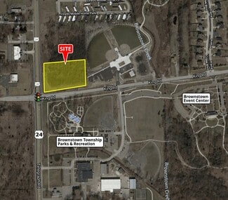 Brownstown, MI Commercial Land - 20999 Telegraph Rd
