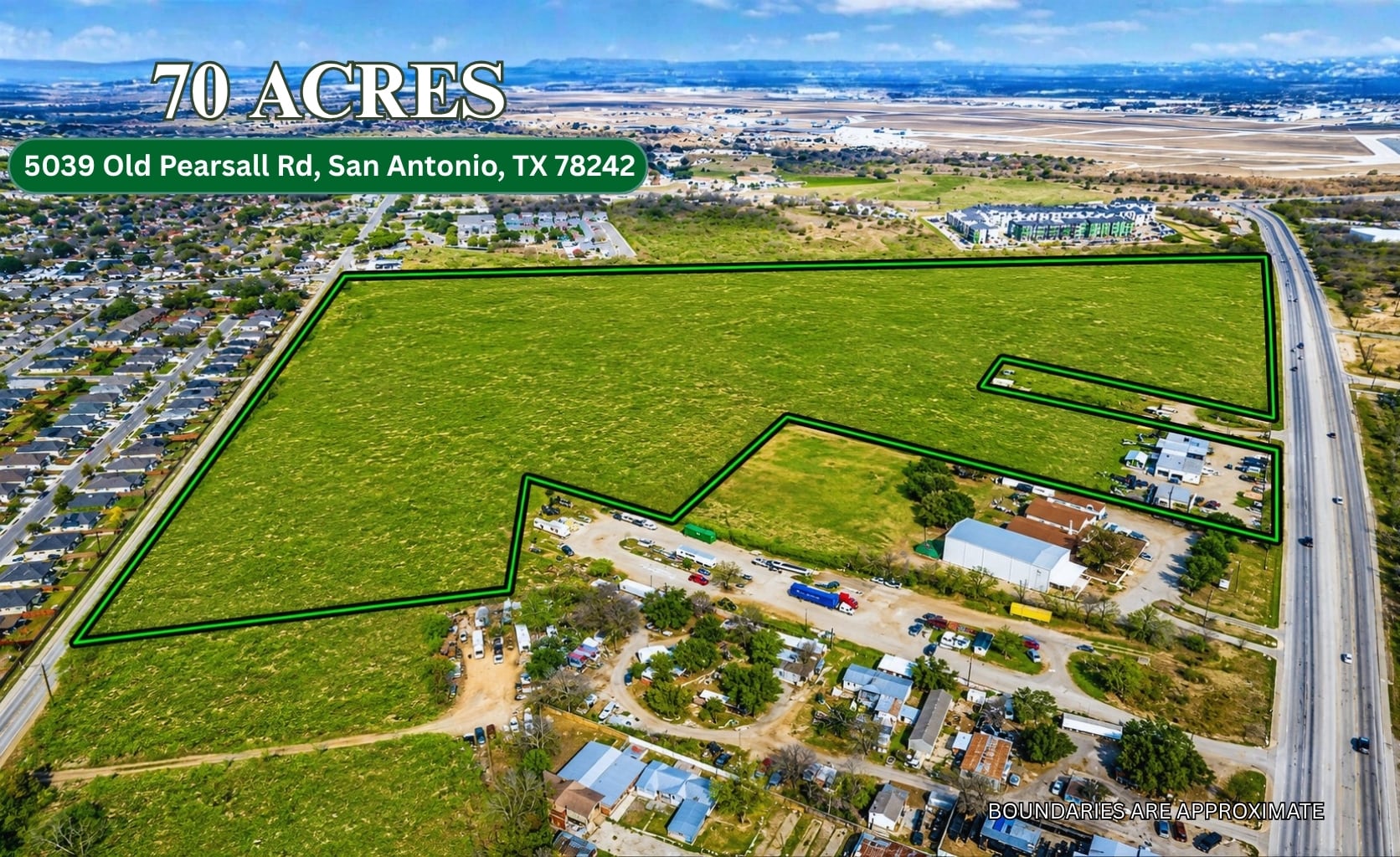 70± AC on Old Pearsall Road, San Antonio, TX for Sale