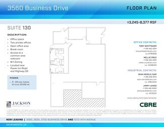 Sacramento, CA Office, Flex - 3700 Business Dr