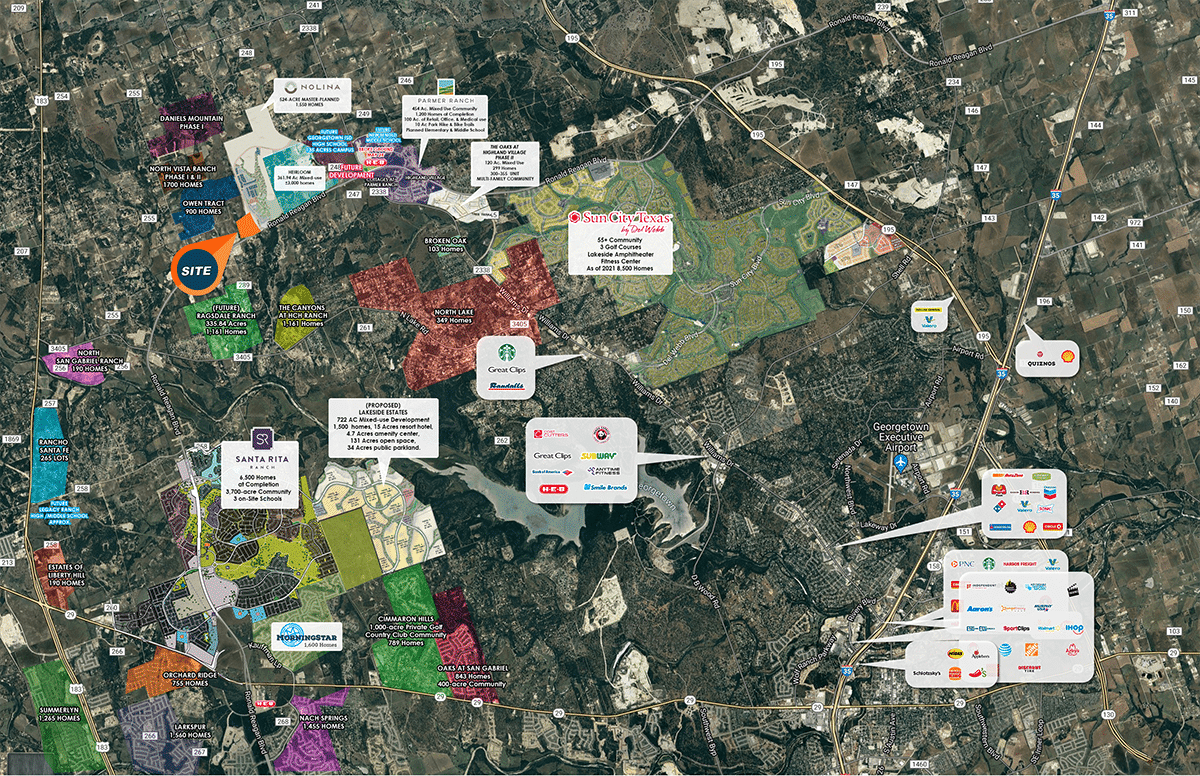NWC Ronald Reagan Blvd. & Wild way, Georgetown, TX for Sale