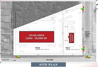 Montgomery, TX Retail - FM-1486 & Trinity Pines Drive