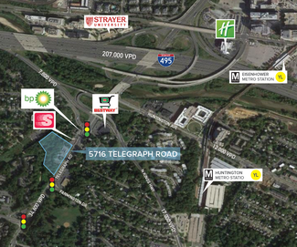 Alexandria, VA Commercial Land - 5716 Telegraph Rd