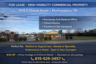 Murfreesboro, TN Office/Medical - 1525 S Church St