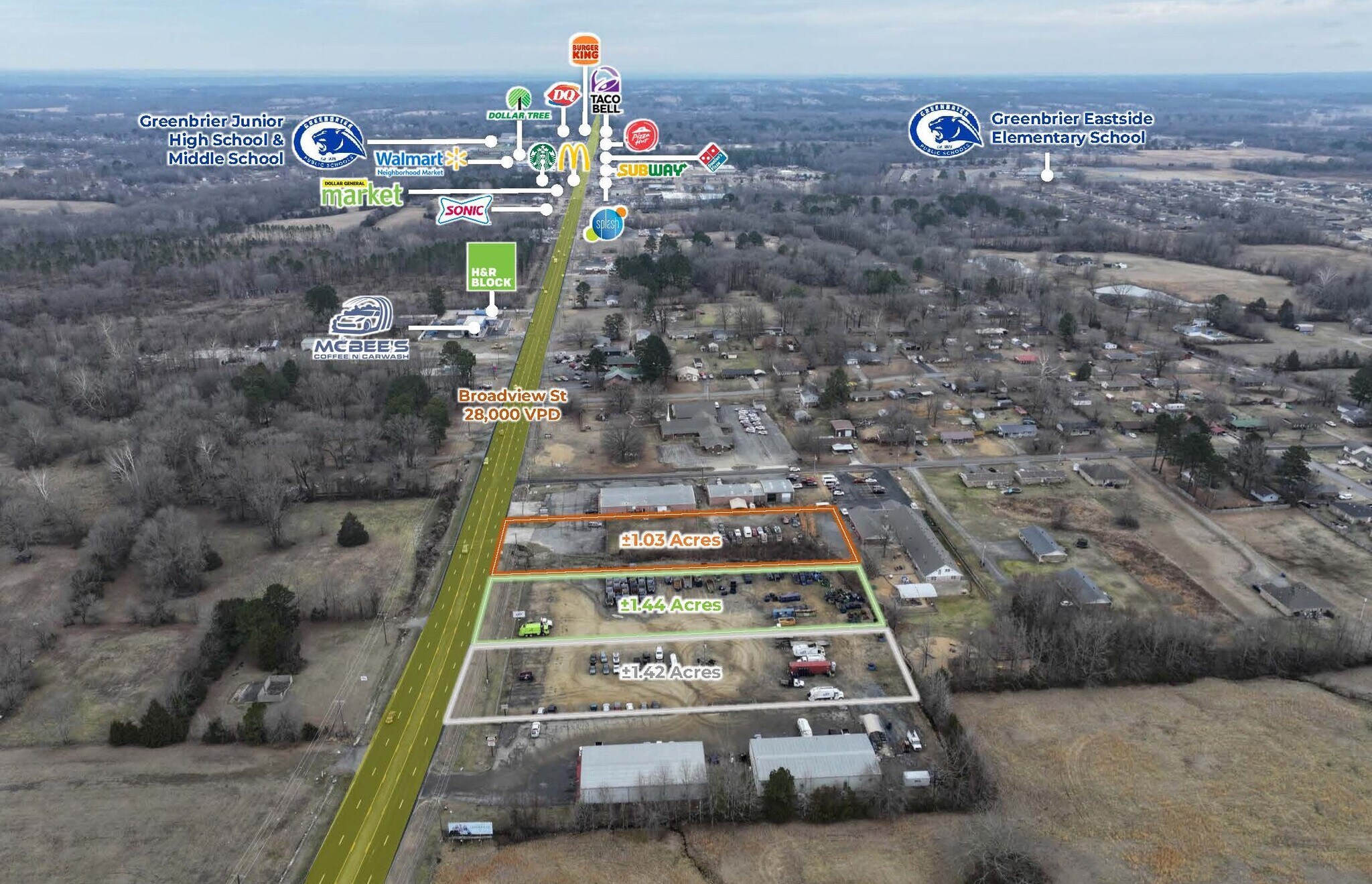 South Broadview Street, Greenbrier, AR for Sale