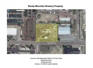 Colorado Springs, CO Commercial Land - 4915 Terminal