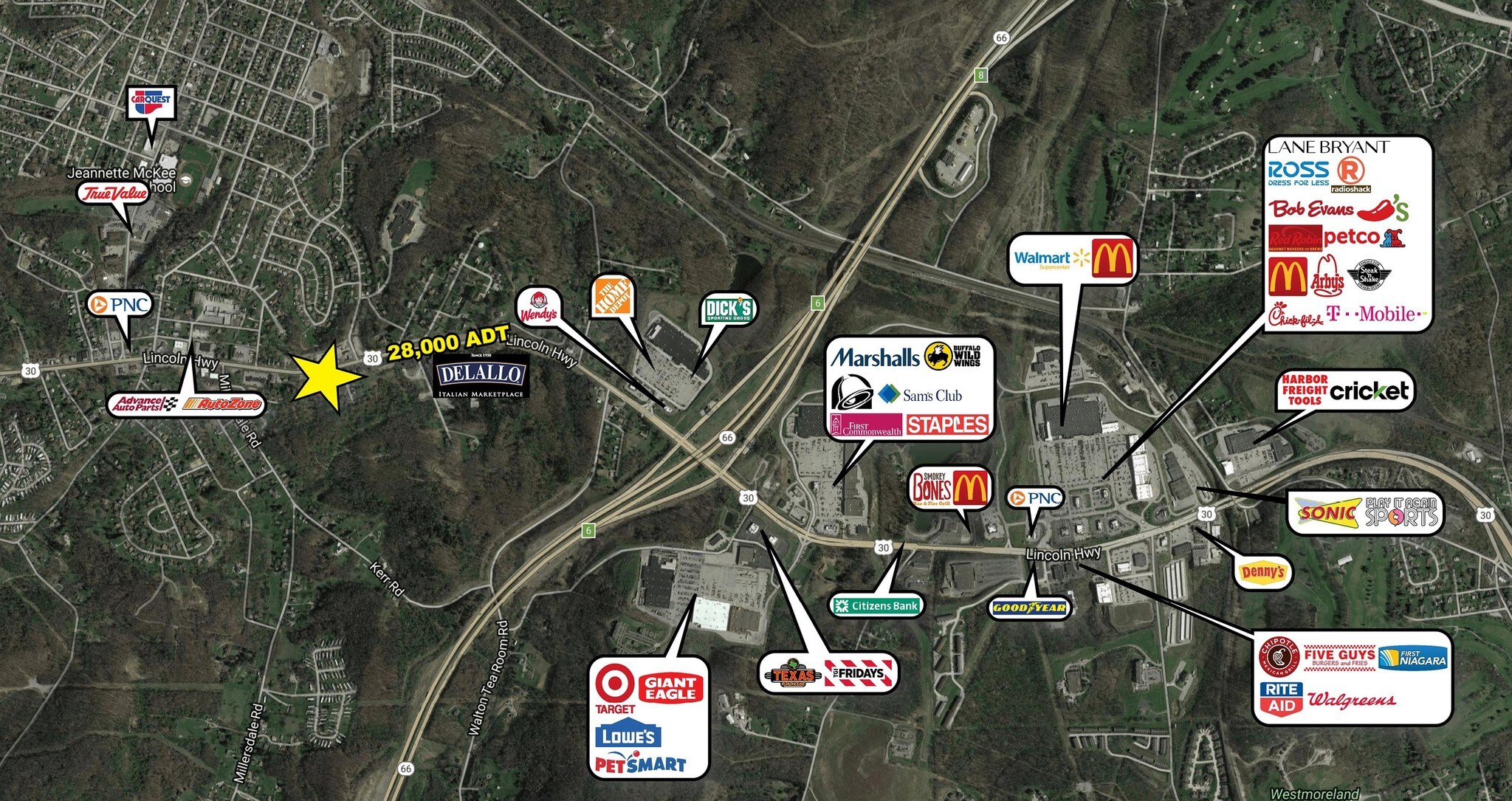 6436 State Route 30, Jeannette, PA for Sale