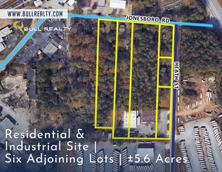 Fairburn, GA Industrial Land - Six Adjoining Sites on Jonesboro & Heath St rd Fairburn, GA Industrial Land - Six Adjoining Sites on Jonesboro & Heath St rd
