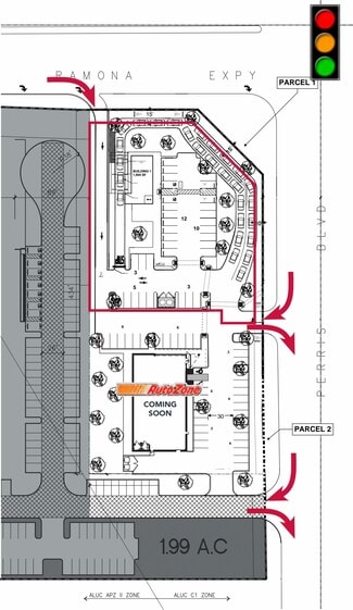 Perris, CA Commercial Land - SWC Ramona Expressway & N Perris Blvd. @ Perris Blvd