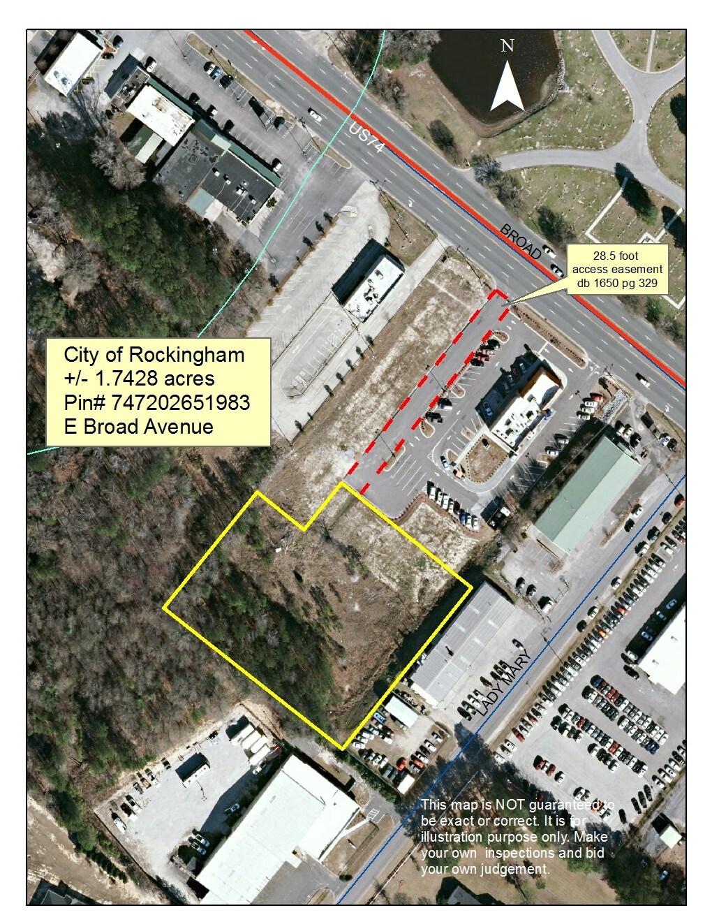 0 Broad Ave, Rockingham, NC for Sale