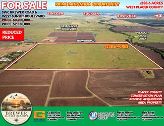 Pleasant Grove, CA Agricultural - SWC Brewer Road & West Sunset Boulevard