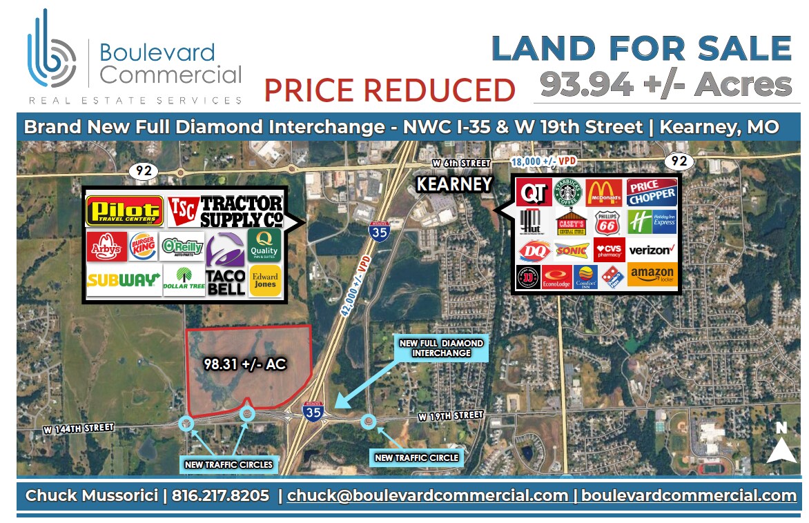 NWC 1-35 @ 144th St, Kearney, MO for Sale
