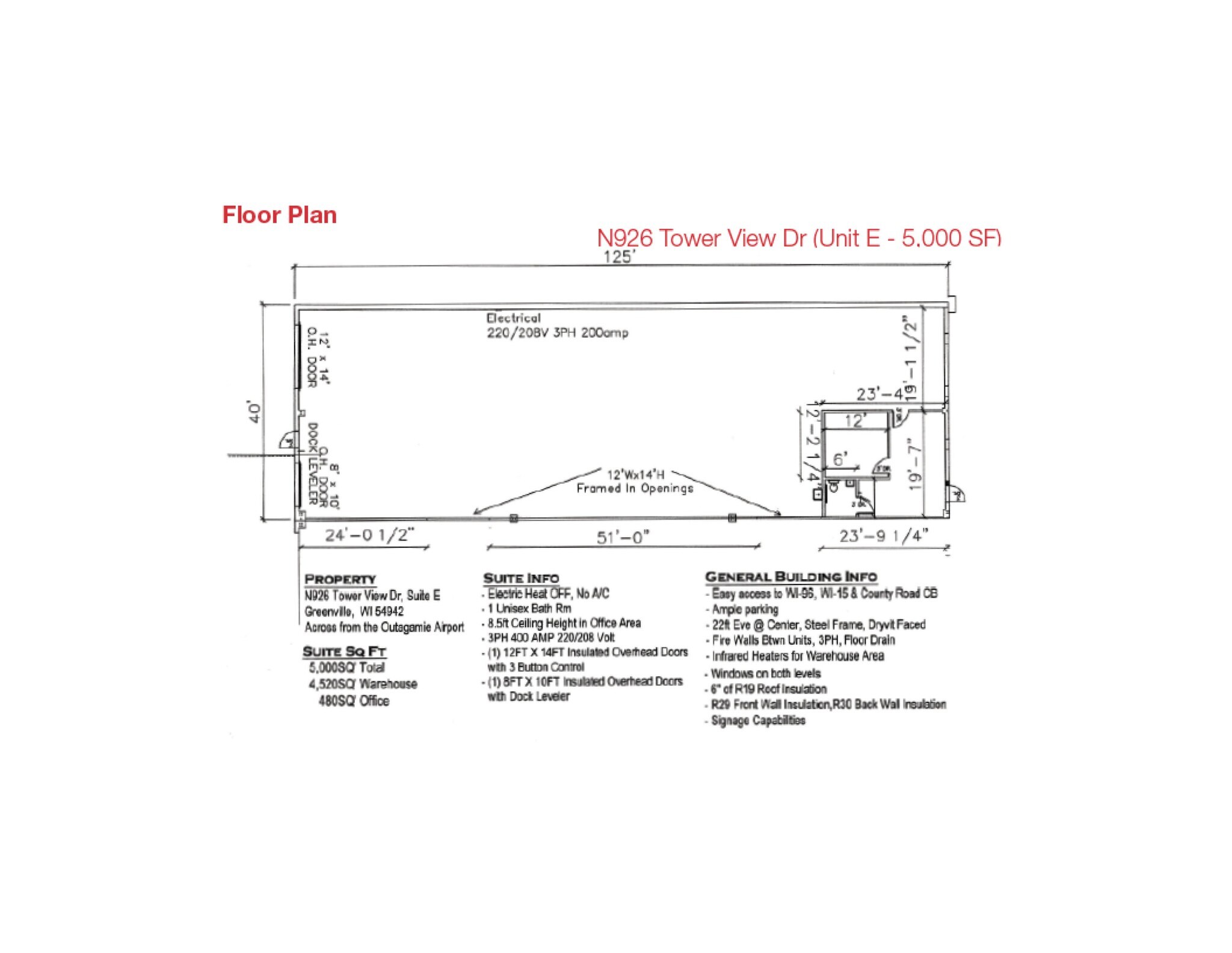 N922 & N926 Tower View Dr, Greenville, WI for Rent