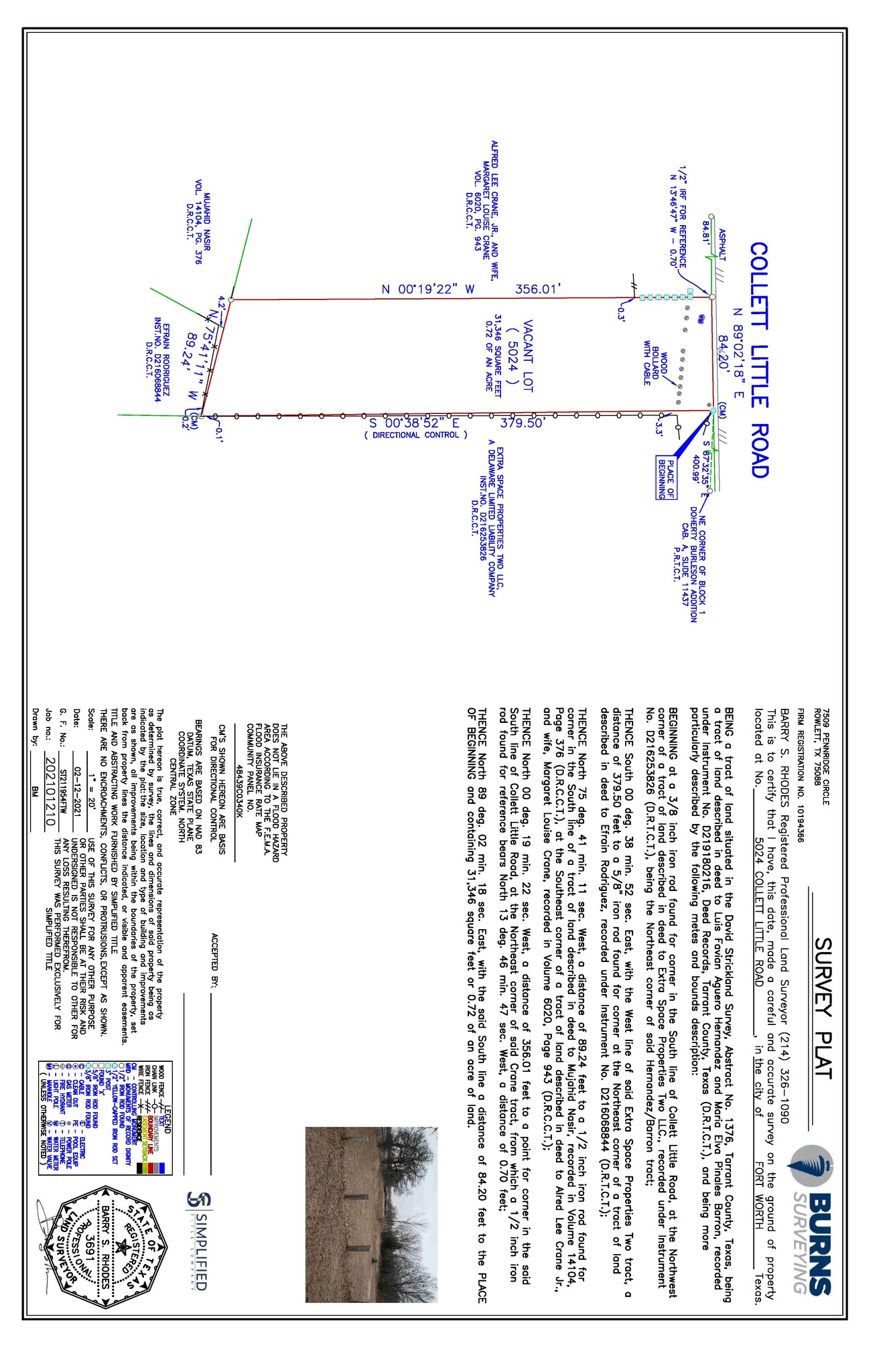 5024 Collett Little Rd, Fort Worth, TX for Sale