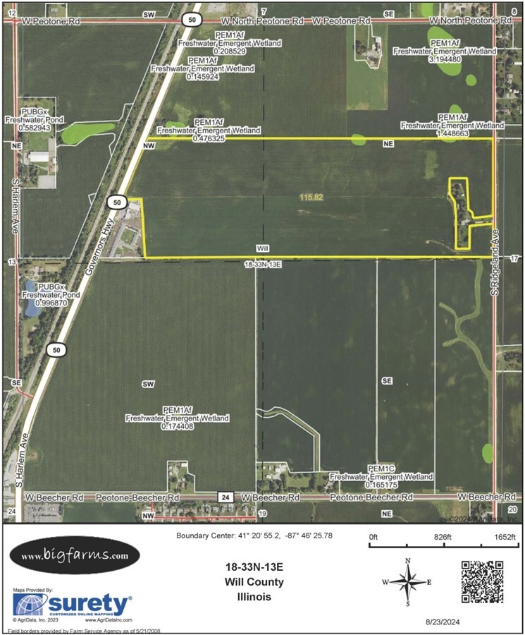 S Ridgeland Avenue, Peotone, IL for Sale