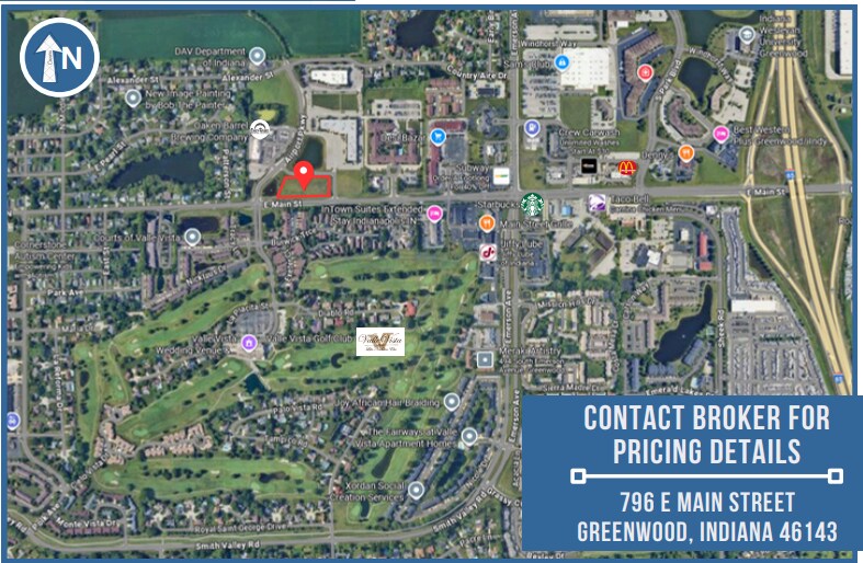 NE Corner of Airport Pky and Main St, Greenwood, IN for Rent