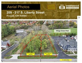 Powell, OH Commercial Land - 209 - 217 Liberty St Powell, OH Commercial Land - 209 - 217 Liberty St