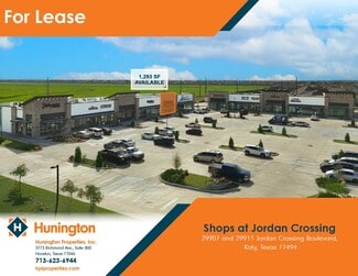 Katy, TX Retail - 29911 Jordan Crossing Blvd Katy, TX Retail - 29911 Jordan Crossing Blvd