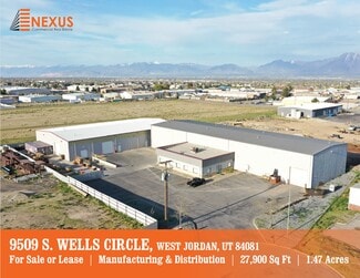 West Jordan, UT Industrial - 9509 S Wells Cir