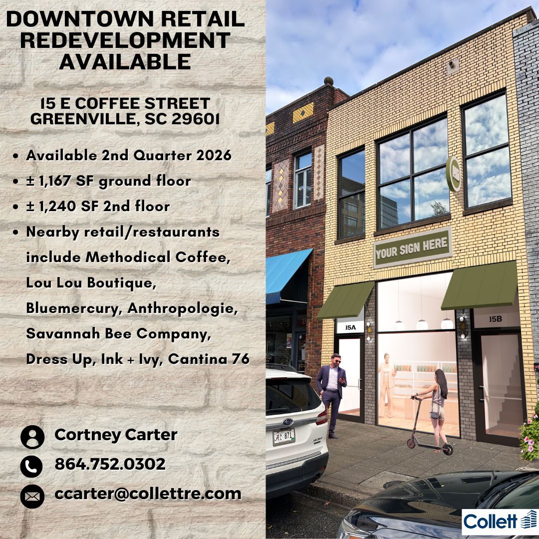15 E Coffee St, Greenville, SC for Rent