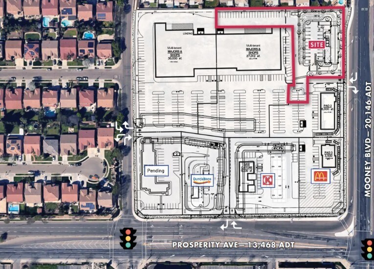 N Mooney Blvd & Prosperity Ave, Tulare, CA for Rent