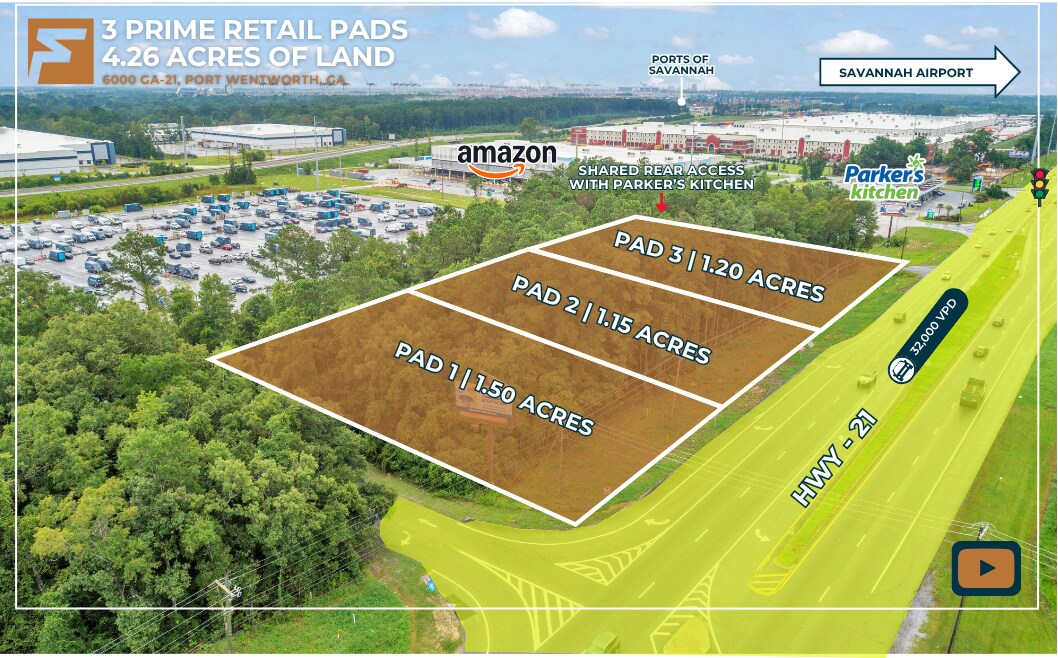 6000 HWY 21, Port Wentworth, GA for Sale