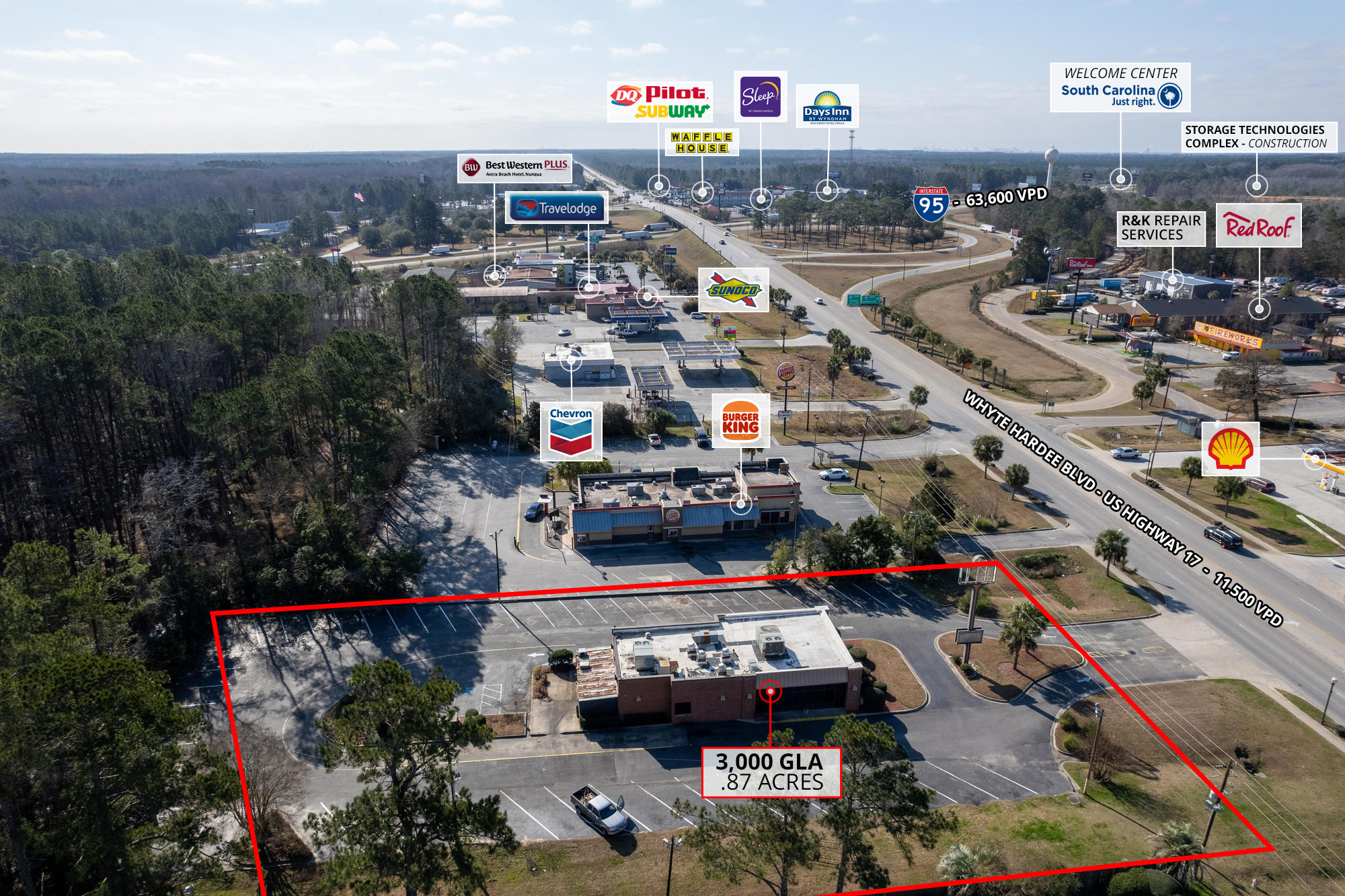 18896 Whyte Hardee Blvd, Hardeeville, SC for Rent