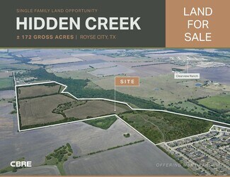 Royse City, TX Commercial Land - Hidden Creek Drive