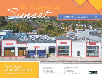 Los Angeles, CA Retail - 7611-7623 W Sunset Blvd