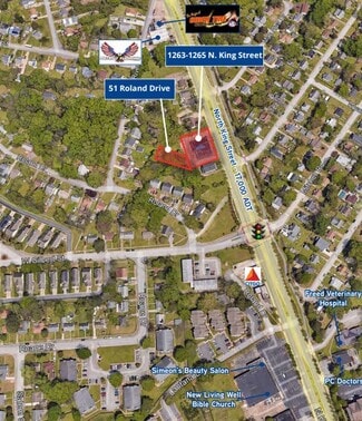 Hampton, VA Commercial Land - 1263 N King St
