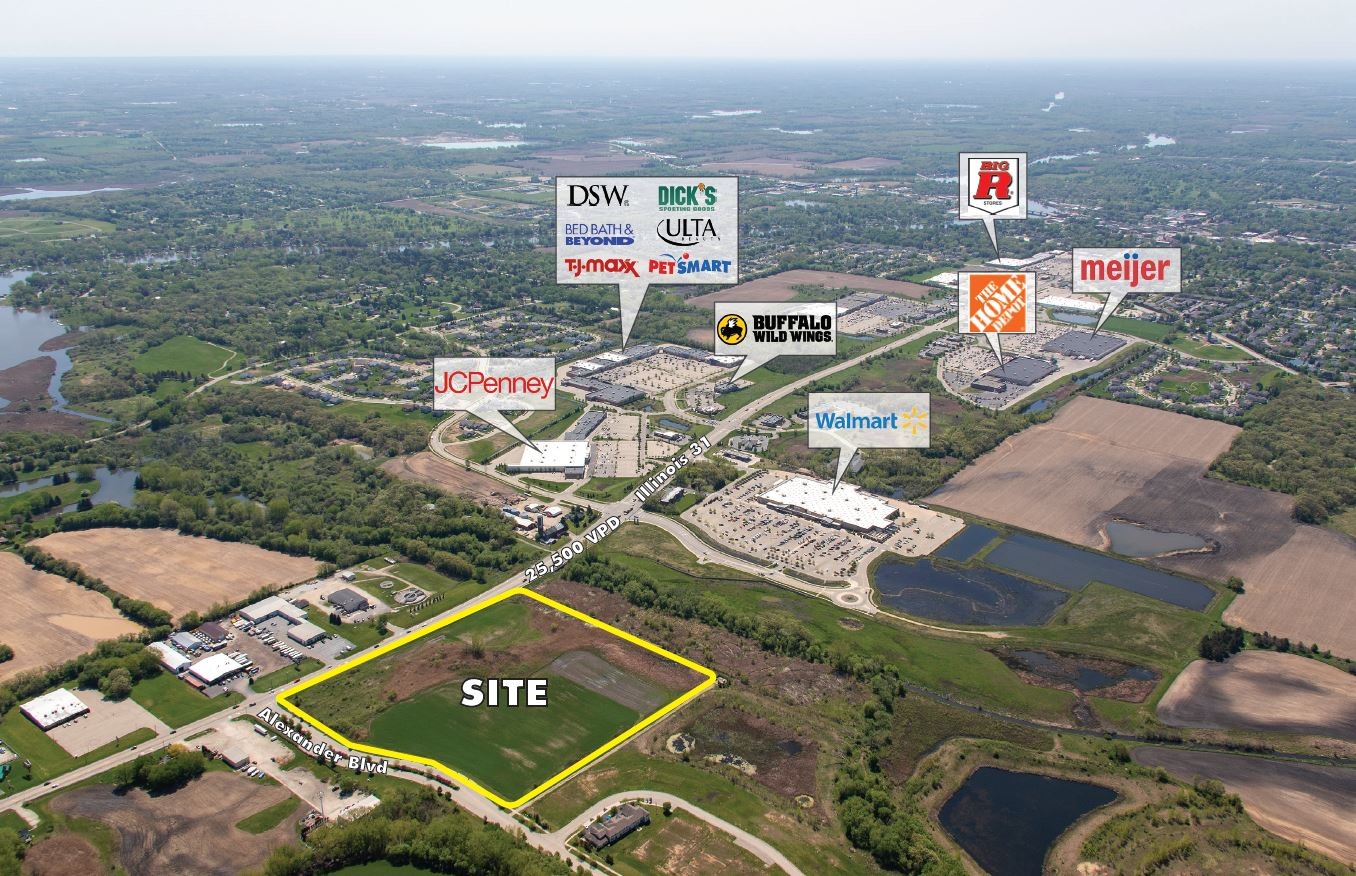 SWC Route 31 & Alexander Drive @ Alexander Drive, Johnsburg, IL for Sale