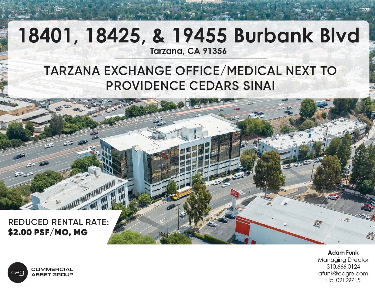18425 Burbank Blvd, Tarzana, CA for Rent