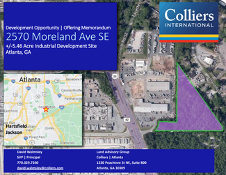 Atlanta, GA Commercial Land - 2570 Moreland SE ave