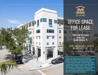 South Miami, FL Office - 7301 SW 57th Ct South Miami, FL Office - 7301 SW 57th Ct